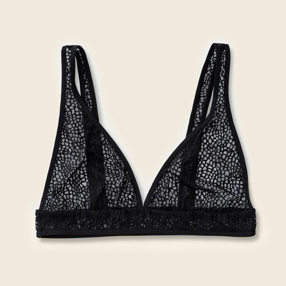 Black Lace Underbares Bra Bralette